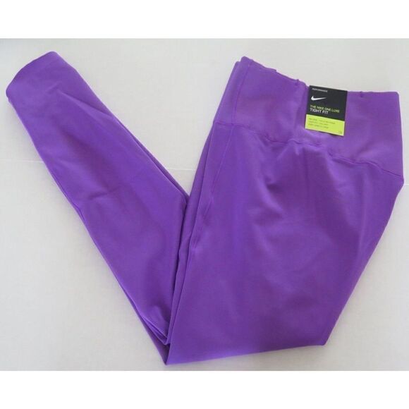 Nike DA0833 528 Women's Sz XS Purple One Luxe Tight Fit Mid-Rise Leggings $95+ - Picture 5 of 10
